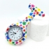 Reloj para bata moderno y ligero de enfermera, asistente, profesora, imperdible de silicona y colores moda con pila