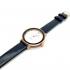 Reloj elegante negro de pulsera analógico para mujer, regalo de moda.