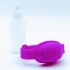 Pulsera de silicona para adulto y niño de color morado, pulsera de gel, dispensador de desinfectante.