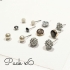Conjunto 6 pares set de aretes con borlas y perlas para mujer joyería de moda Bohemia 2020 pendientes de aro