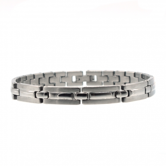 Pulsera de acero inoxidable para hombre, cadena de eslabones.