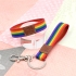 Pulsera y llavero LGTBI, lesbianas, orgullo gay y arcoiris, 2 piezas..