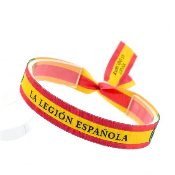 Pulsera bandera de España para hombre y mujer, ajustable de tela regalo retrovisor coche colgador