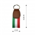 Llavero bandera Italia, porta llaves de tela, llaveros futbol, llaves coche y casa, hombre y mujer.