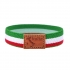 Pulsera con la bandera de Italia, bandera italiana elastica Italy
