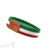 Pulsera con la bandera de Italia, bandera italiana elastica Italy