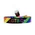 Pulsera de tela LGTBIQ+, Lesbianas, Gays, Transexuales, Bisexuales, Intersexuales y Queer.