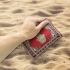 Monedero turco de tela con cremallera de la mano de Fátima. Elige tu color.