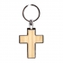 Llavero de cruz, cruz cristiana, cruz plata hombre y mujer llaves de acero
