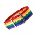 Pulsera lgbt tela, lesbiana, transexual, lgtbi y arcoíris