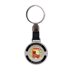 Llavero con la bandera España, metálico para hombre o mujer.