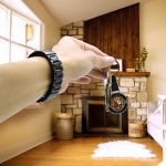 Llavero con la bandera España, metálico para hombre o mujer.