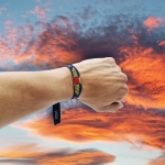 Pulsera ejercito de tierra español. Pulsera de tela bandera de España del ejercito, regalos para militar.