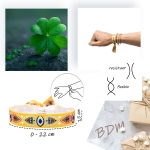 Pulsera de tela, pulseras trenzadas, etnicas, de colores, ajustable para niños y niñas, mujer y hombre.