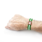 Pulsera de Andalucía y Betis con Virgen del Rocío ajustable para hombre y mujer