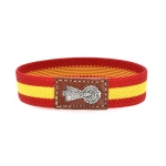 Pulsera virgen del Pilar con la bandera de España,zaragoza. Elegir cantidad