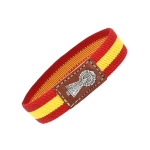 Pulsera virgen del Pilar con la bandera de España,zaragoza. Elegir cantidad