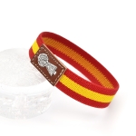 Pulsera virgen del Pilar con la bandera de España,zaragoza. Elegir cantidad