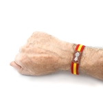 Pulsera virgen del Pilar con la bandera de España,zaragoza. Elegir cantidad