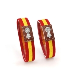 Pulsera virgen del Pilar con la bandera de España,zaragoza. Elegir cantidad