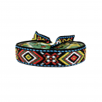 Pulsera de tela, pulseras trenzadas, etnicas, de colores, ajustable para niños y niñas, mujer y hombre.