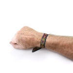 Pulsera de tela, pulseras trenzadas, etnicas, de colores, ajustable para niños y niñas, mujer y hombre.