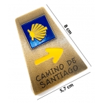 Imán para nevera del camino de Santiago para hogar
