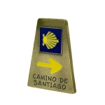 Imán camino de santigo. Mojon iman para nevera del camino de Santiago para hogar