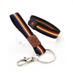 Pulsera elástica de hombre de la república con estrella, llavero.