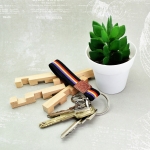 Pulsera elástica de hombre de la república con estrella, llavero.