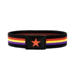 Pulsera elástica de hombre de la república con estrella, llavero.