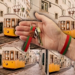 Pulsera bandera Portugal, Gallo de Barcelo, colores seleccion portuguesa de futbol ,muñeca 18-20 cm.