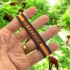 Pulsera bordada soy cazador con los colores de la bandera de España y bordes en verde.