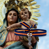 Pulsera virgen del Pilar con la bandera de España,zaragoza. Elegir cantidad