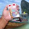 Imán Krabi Tailandia, Regalo Viajero, Islas Phi Phi, Souvenir Exótico, Imán Decorativo Nevera