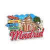 Iman de Madrid, iman nevera madrileño, puerta de alcala, oso y madroño, cibeles, metro de madrid, gran via, monumentos