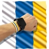 Pulsera de tela con la bandera canaria para hombre y mujer, ajustable.
