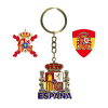 Llavero con la bandera España, metálico para hombre o mujer.