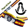 Pulsera de tela, el Rocío con la bandera España.