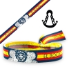 Pulsera de tela, el Rocío con la bandera España.