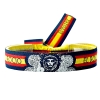 Pulsera de tela, el Rocío con la bandera España.
