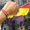 Pulsera elástica republica. Bandera Republicana España de tela elástica con cierre para hombre y mujer.