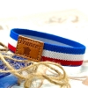 Pulsera con la bandera de Francia, bandera francesa elastica france
