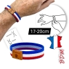 Pulsera con la bandera de Francia, bandera francesa elastica france