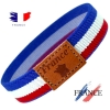 Pulsera con la bandera de Francia, bandera francesa elastica france