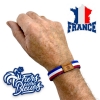 Pulsera con la bandera de Francia, bandera francesa elastica france