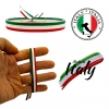 Pulsera bandera Italia, italiana, belpaese, milan, ajustable de tela con cierre ajustable.