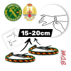 Pulsera de España colores guardia civil ajustable