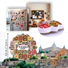 Imán Decorativo Toledo España - Colección Exclusiva "Alma de Toledo" - Cerámica Artesanal Vibrante - Souvenir