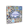 Imán Decorativo Toledo España - Colección Exclusiva "Alma de Toledo" - Cerámica Artesanal Vibrante - Souvenir